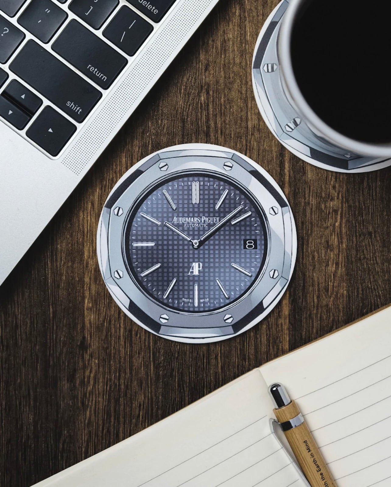 Sous-verres de Luxe AP Royal Oak Jumbo pour Passionnés de Montres